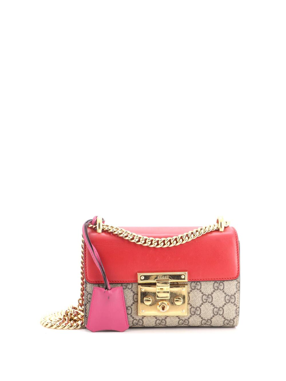 Gucci Padlock Shoulder Bag Gg Coated #347639G58B